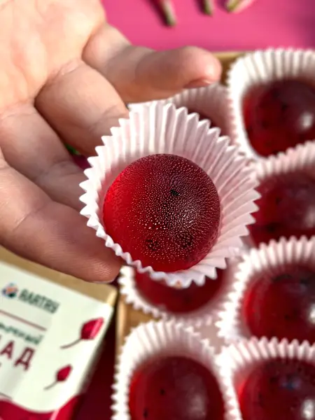 Мармелад цветочный Каркаде в крафтовой упаковке 100 г Мармелад цветочный Каркаде в крафтовой упаковке 100 г